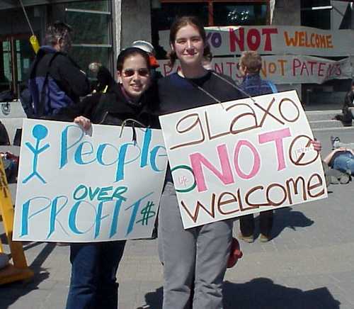 GlaxoSmithKline Protest