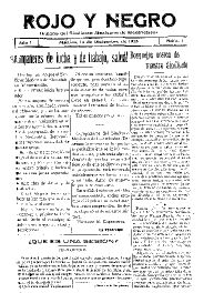 Rojo y Negro Portada No 1