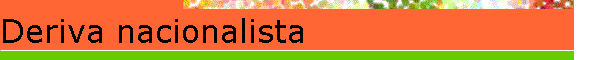 Deriva nacionalista
