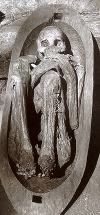 in the precolonial past, mummification was common practice