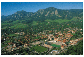 University of Colorado arial