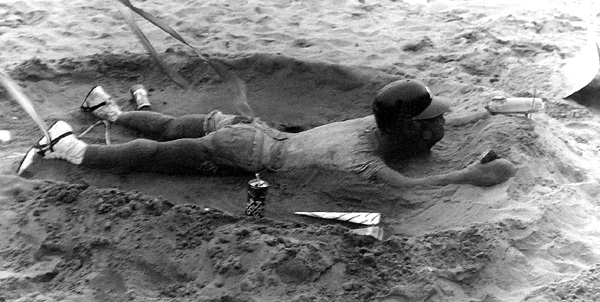 1981 "The Coney Island Bathing Beauties" created by Carson Grant for the "Coney Island Show" recognized for excellence by Leo Castelli