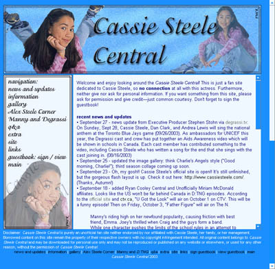 second layout (August 1 - October 1, 2003)