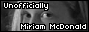Unofficially Miriam McDonald