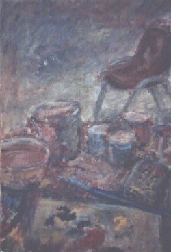 "Artist's Palette" -&nbsp; Acrylic on Canvas 1990
