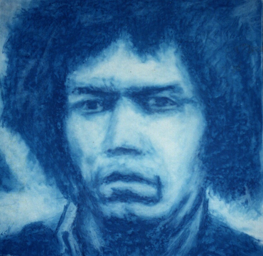 "Jimi Hendrix" -  Pastel on Paper 2001