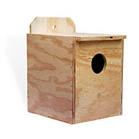 Wooden Bird Nesting Box