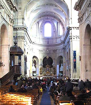 A view from the middle of the nave.