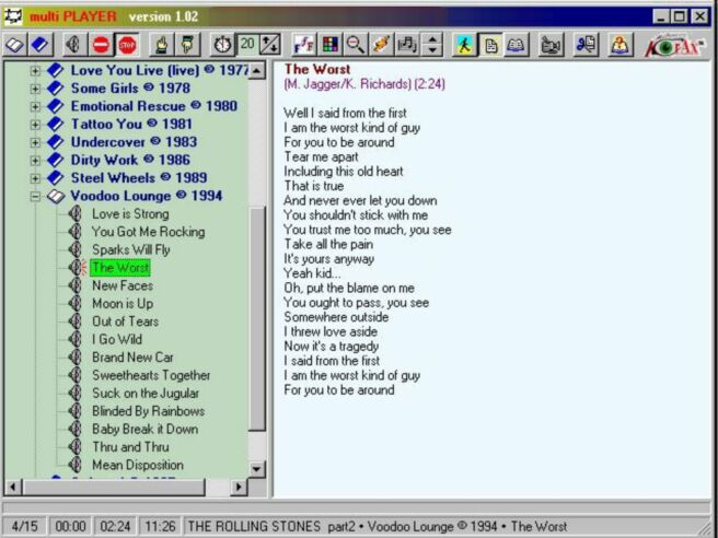 mp3 screen shot