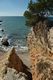 Rochers et crique sur le Cap Salou