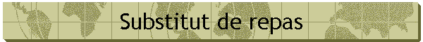 Substitut de repas