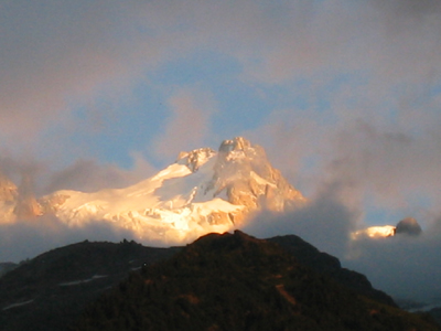 Sunset, MtBlanc