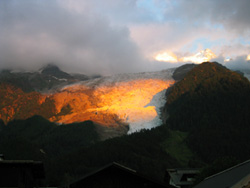 Mont Blanc, sunset