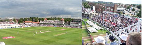 Trent Bridge is a picturesque ground; The Barmy Amry were in song and the Santas love to dance!