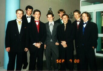 Guys at the formal -- I'm in the red 3rd from the left - Brad is the next one along...