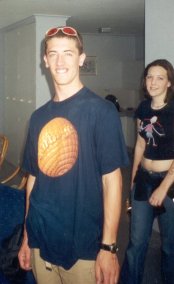 Me, and Loz behind me