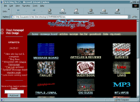 Screenshot of Watching the J's web page