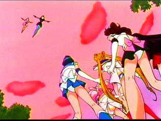 All of our panties are showing, you can see mine in the right corner! ^-^