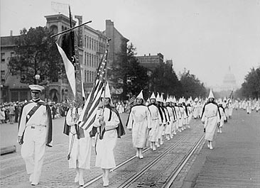 KKK March through Washington D.C.
