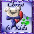 Christ for kids button