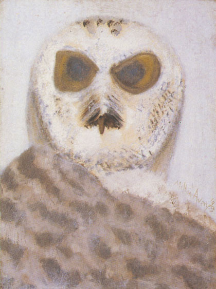 Owl
1953
oil on canvas
24 x 17 inches
private collection