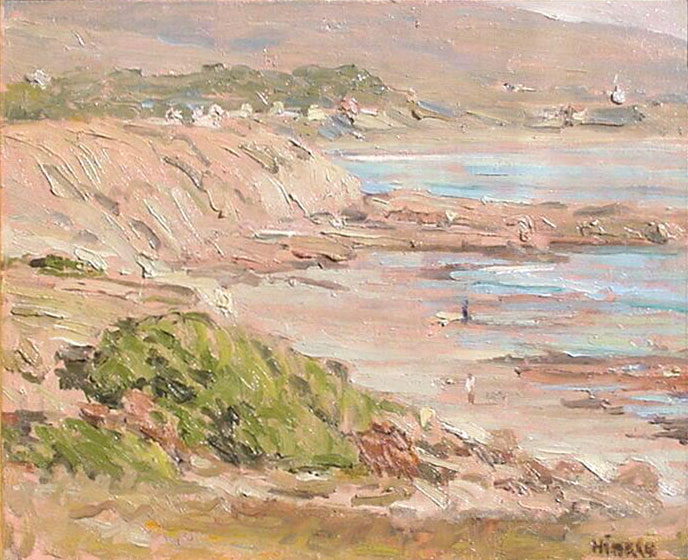 Clarence Hinkle
Beach Scene, Laguna
oil on canvas
18 x 22 inches