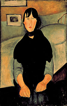 Amedeo Modigliani
Young Woman of the People
oil on canvas
1918
Los Angeles County Museum of Art