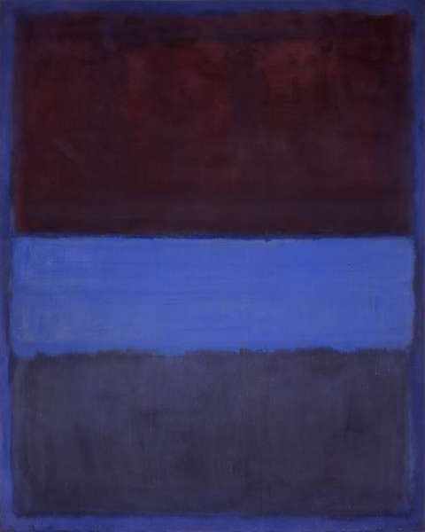 Mark Rothko
No. 61 (Rust and Blue)
Oil on canvas
91 x 115 inches
1953
