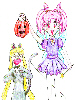 Serena and Rini on Halloween