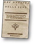 DEI DELITTI E DELLE PENE por Cesar de Bonesana marques de Beccaria. CLIC AQUI PARA AGRANDAR