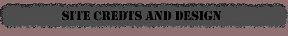 Site Intro, Credts And Contact Info