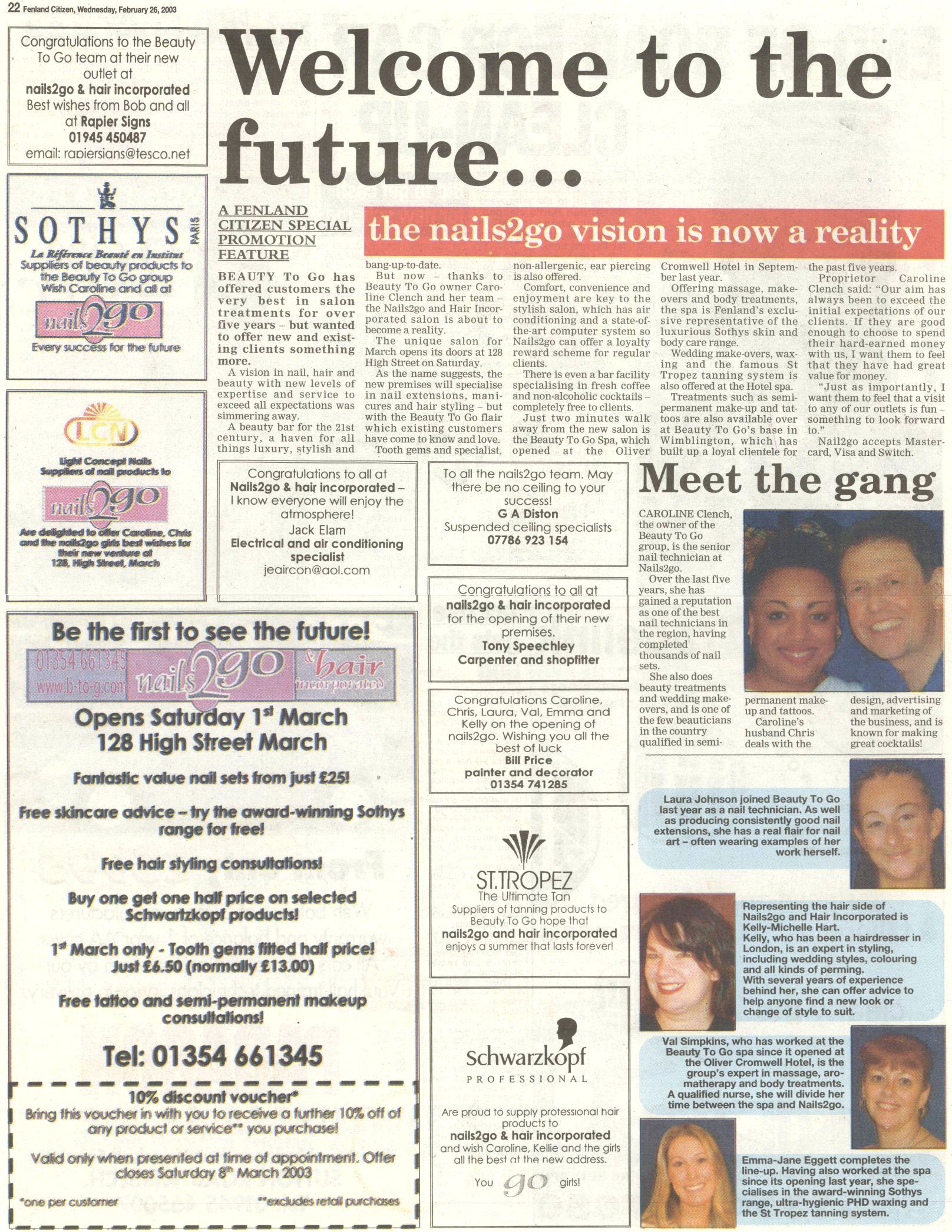 N2G Launch Advertorial