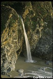 BEACH WATERFALL