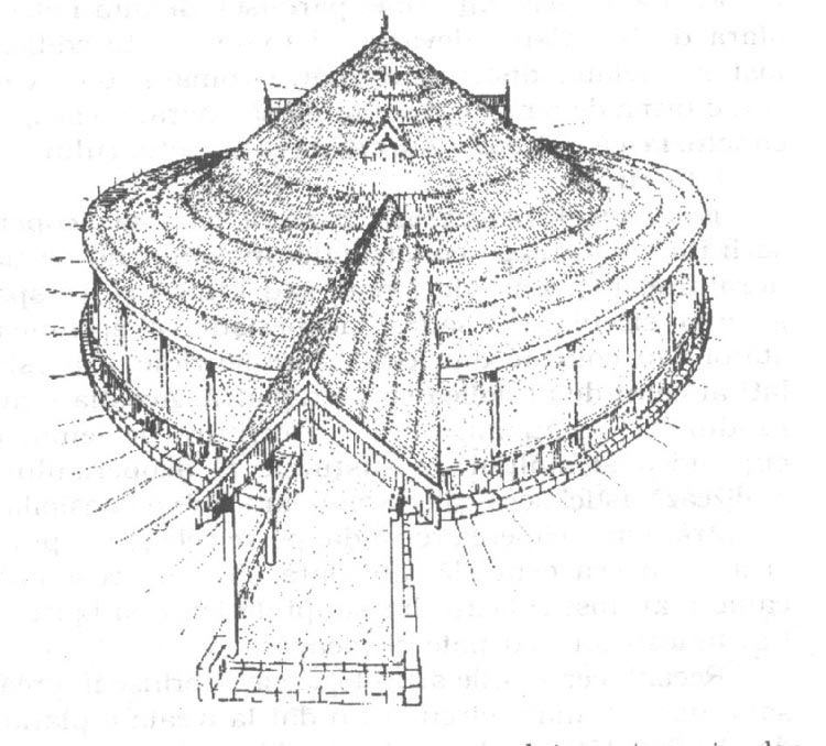 Reconstructia sanctuarului mare circular