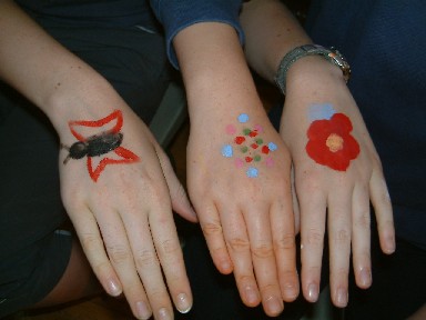 Hand painting - flowers