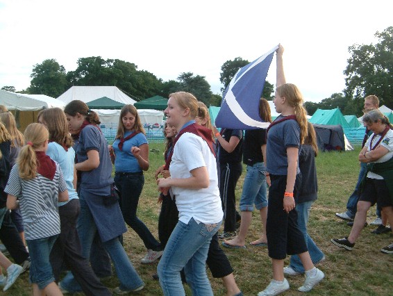 Processing to the opening ceremony