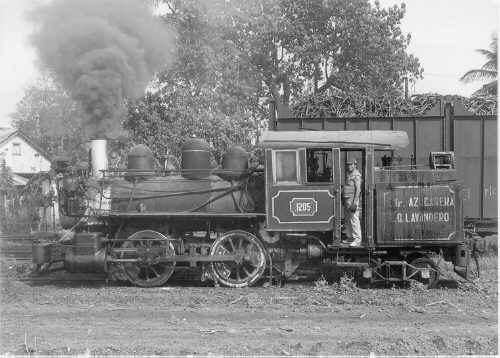 Cuban Sugar cane engine by Laurie Marshall