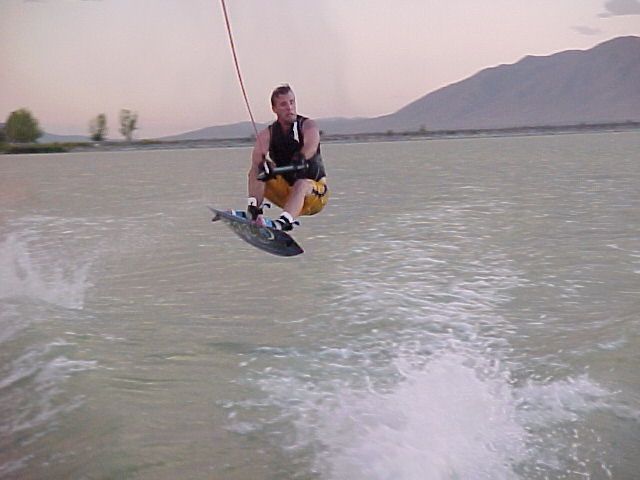 Jason getting good air.