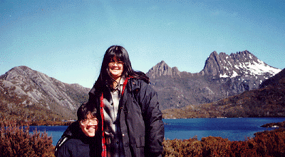 Connie and Alfred at Cradle Mountain