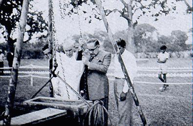 laying of foundation stone