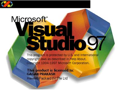 Miscrosft Visual Studio 97