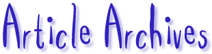 [Article Archives]