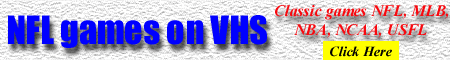 Classic Sports VHS Tapes
