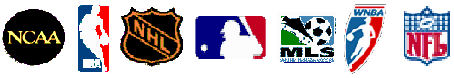 Click on logos to see standings and stats.