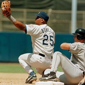 Bobby Bonilla completing a triple play