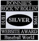 Ronnie's Rock 'N' Rollin' Website Award