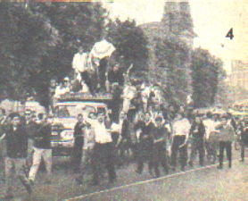 1962 los hinchas recorren La Plata