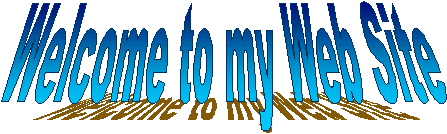 Welcome To My Web Site
