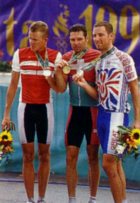 XXV Olimpiade: il podio
