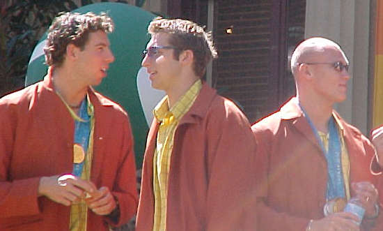 Grant Hackett, Ian Thorpe, Michael Klim